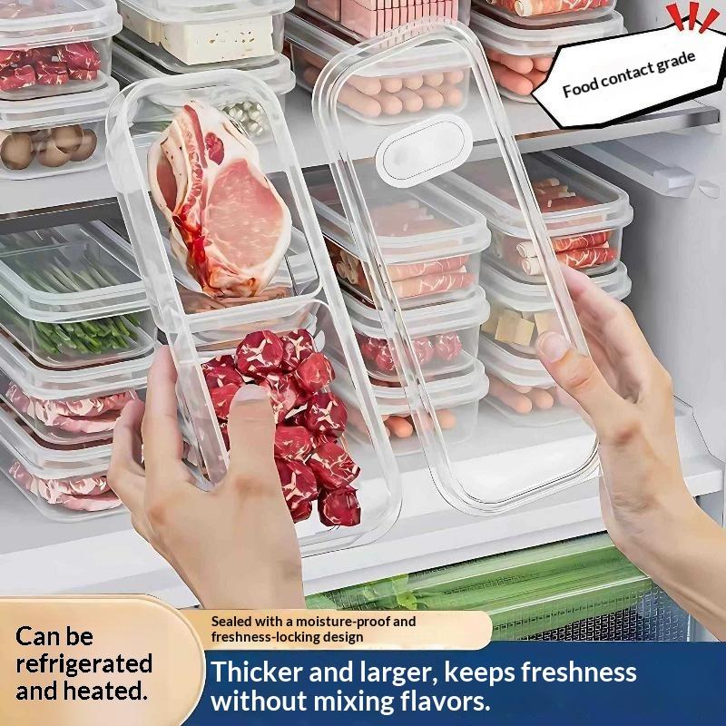 Food Storage Freezer - Organizer Kulkas Freezer yang Dapat Ditumpuk