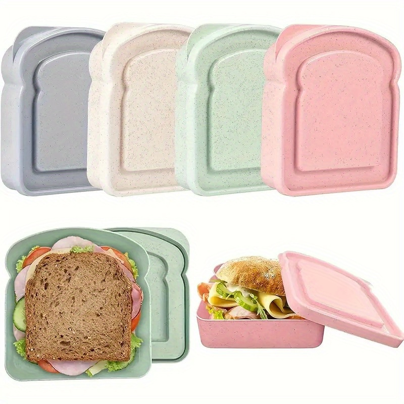 Food Storage Box Plastic - 1 Buah Kotak Bento, Wadah Sandwich,