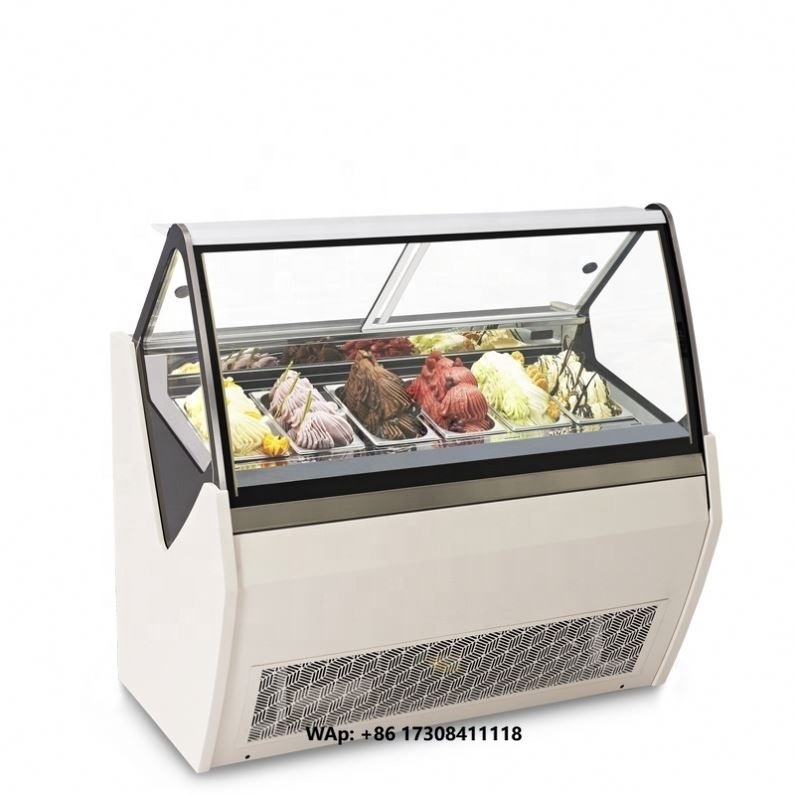 Food Storage Freezer - Lemari Pendingin Display Pintu Kaca Imersif,