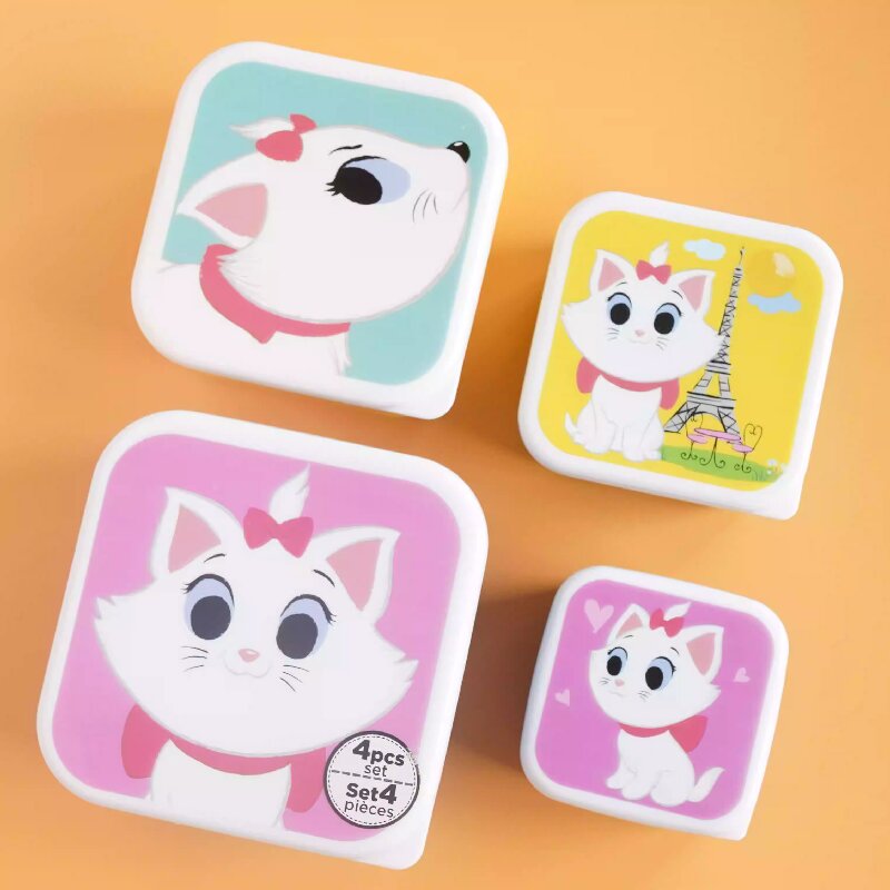 Food Storage Utensils - Kotak Bento Pola Hewan Kartun Lucu