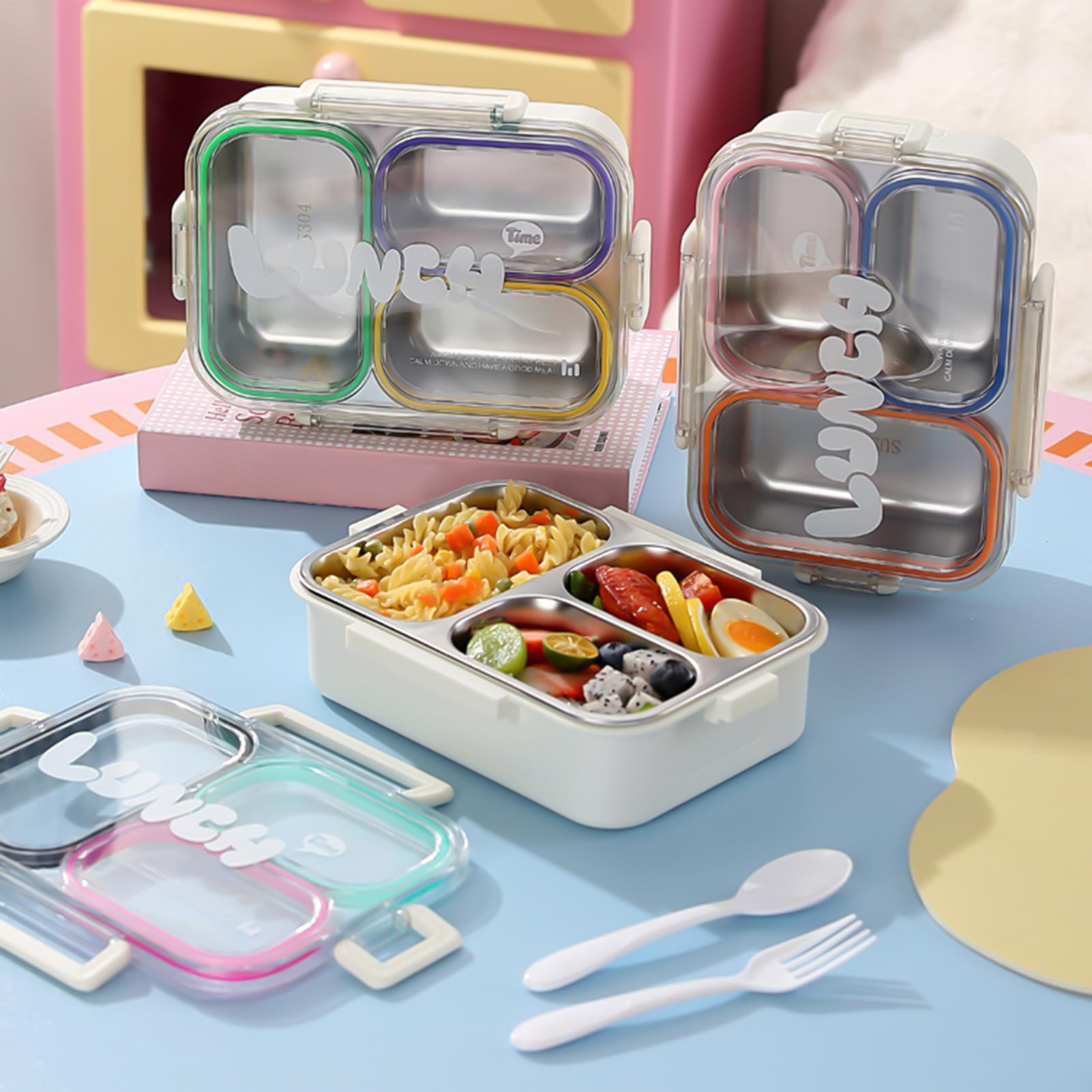 Food Storage Vault - Kotak Makan Stainless Steel 3 Kompartemen