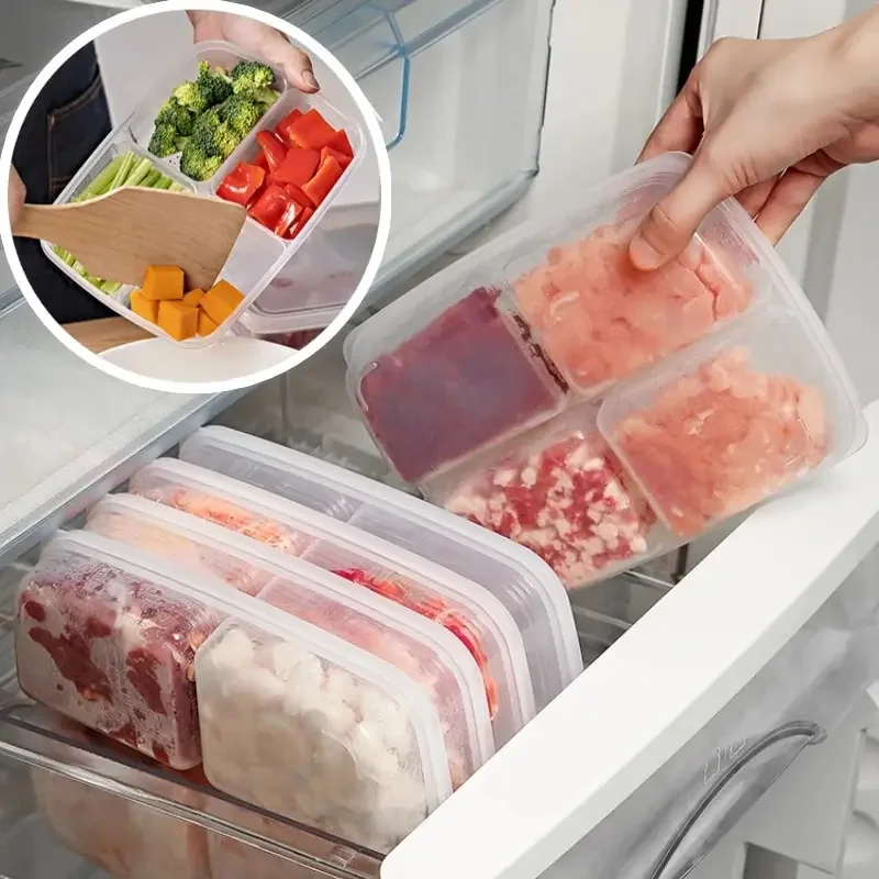 Food Storage Vault - Kotak penyimpanan makanan 4 baris kompartemen