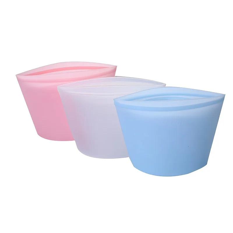 Food Storage Bags Reusable - Kantong Penyimpanan Silikon yang Dapat Digunakan