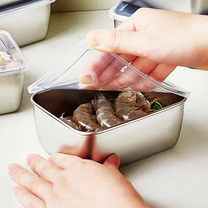 Food Storage Vault - Kotak penyimpanan makanan kulkas besi tahan