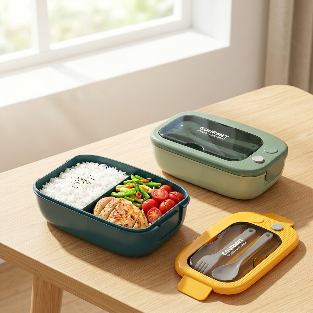 Food Storage Vault - Kotak Bento Plastik untuk Microwave 2