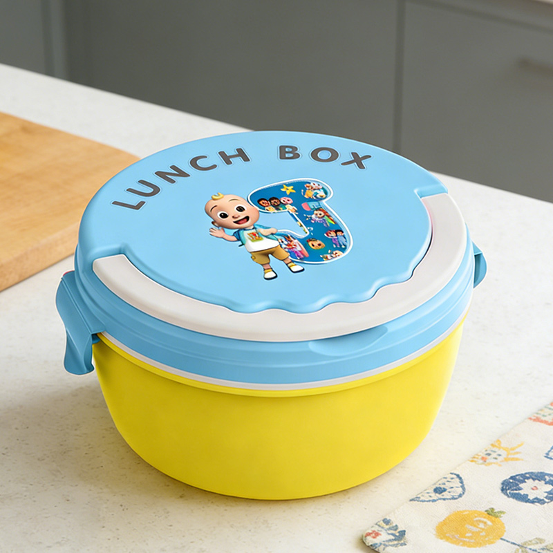 Food Storage Box Plastic - Kotak Makan Siang Cocomelon Portabel, Kotak