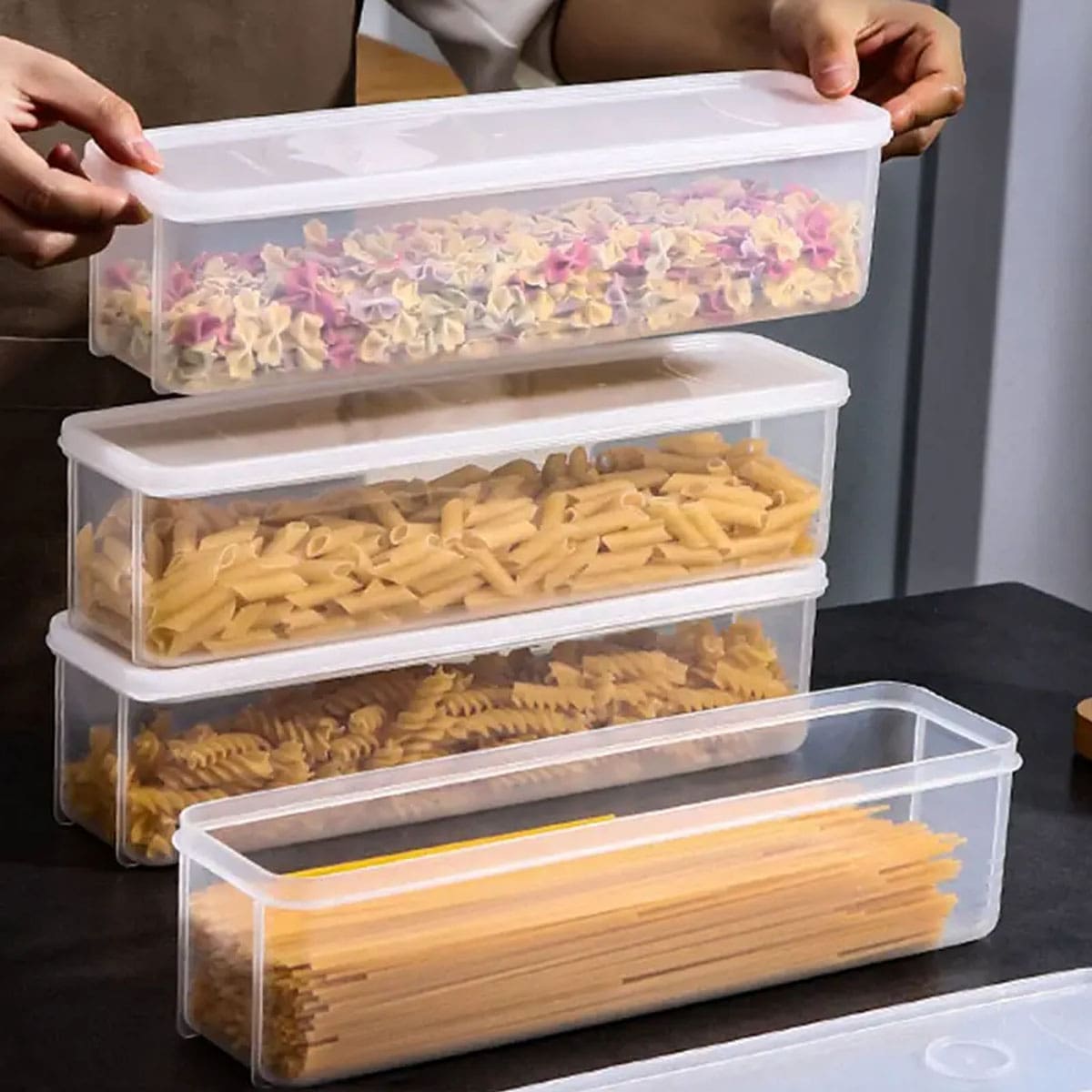 Food Storage Box Plastic - 1 Kotak Penyimpanan Plastik Transparan, Kotak