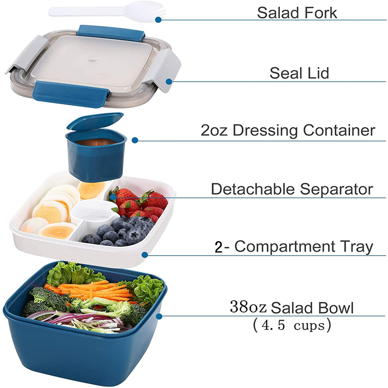 Wadah Makan Siang Salad Portab - Food Storage Vault ulasan dan harga