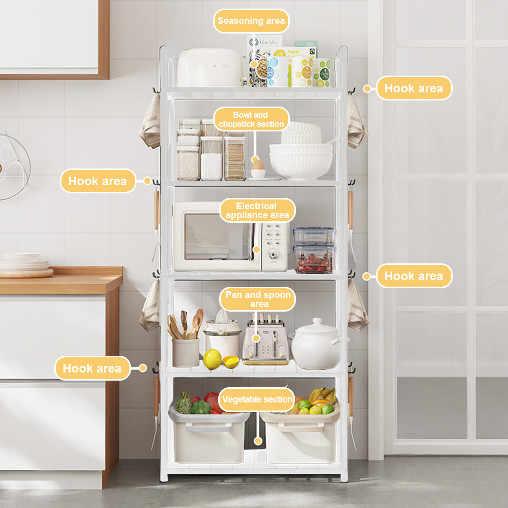 Rak Penyimpanan 5 Tingkat, Rak - Food Storage Utensils ulasan dan harga