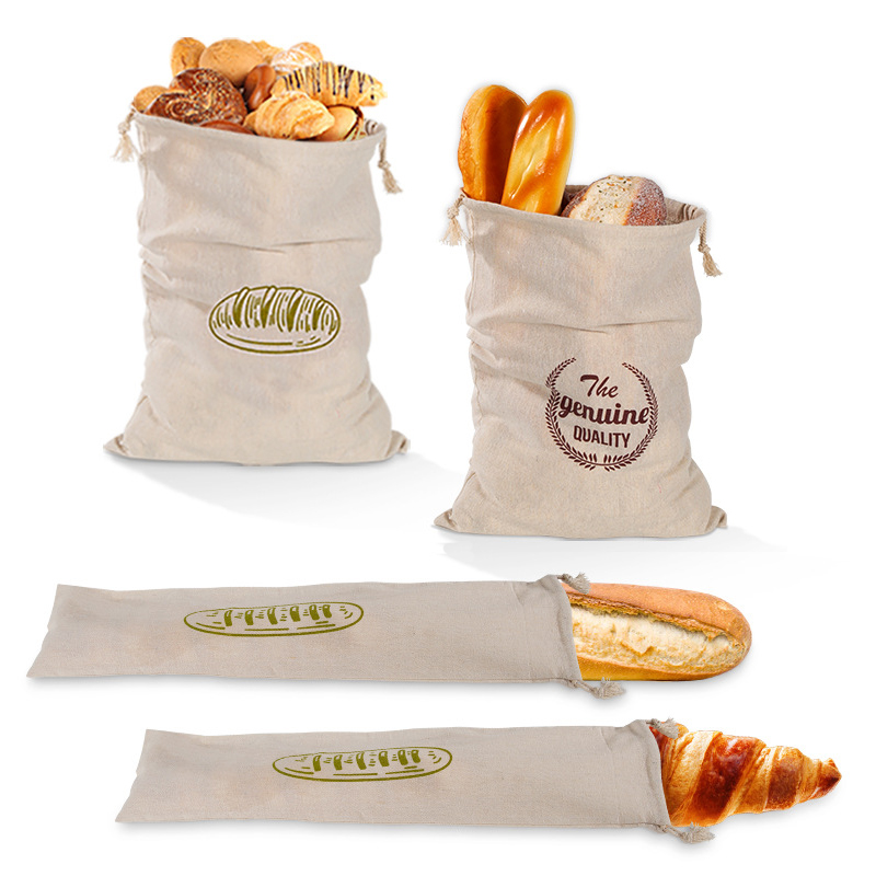 Tas Roti Linen Tas Dapat Digun - Food Storage Plant ulasan dan harga