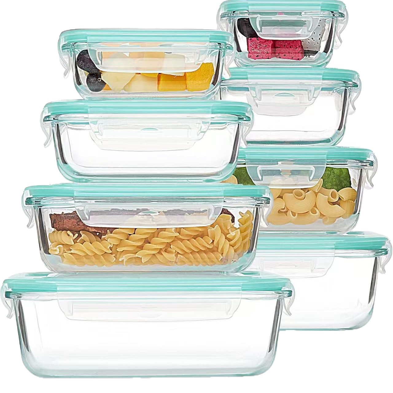Set Makan Siang & Wadah Penyim - Glass Meal Prep Container ulasan dan harga