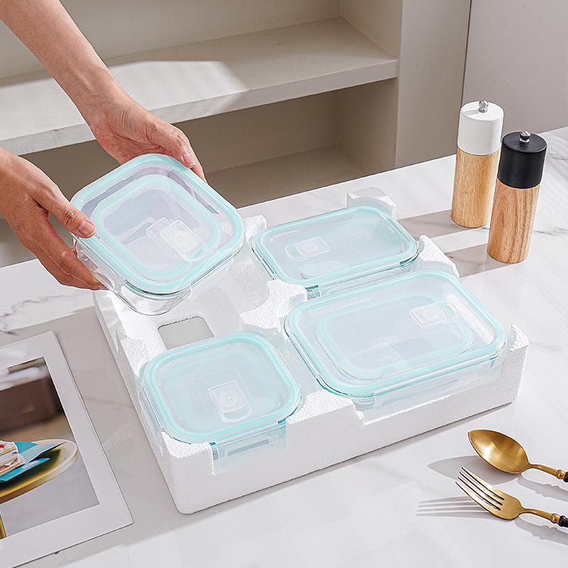 Set Makan Siang & Wadah Penyim - Glass Meal Prep Container ulasan dan harga