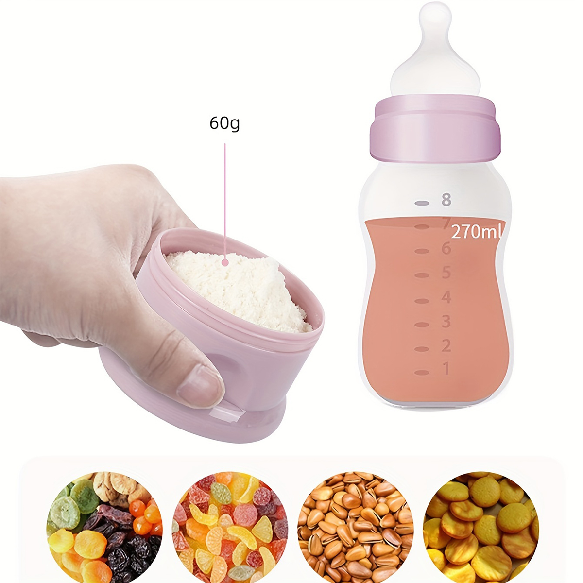 Wadah Susu Bubuk Bayi Kapasita - Xxl Food Storage Container ulasan dan harga
