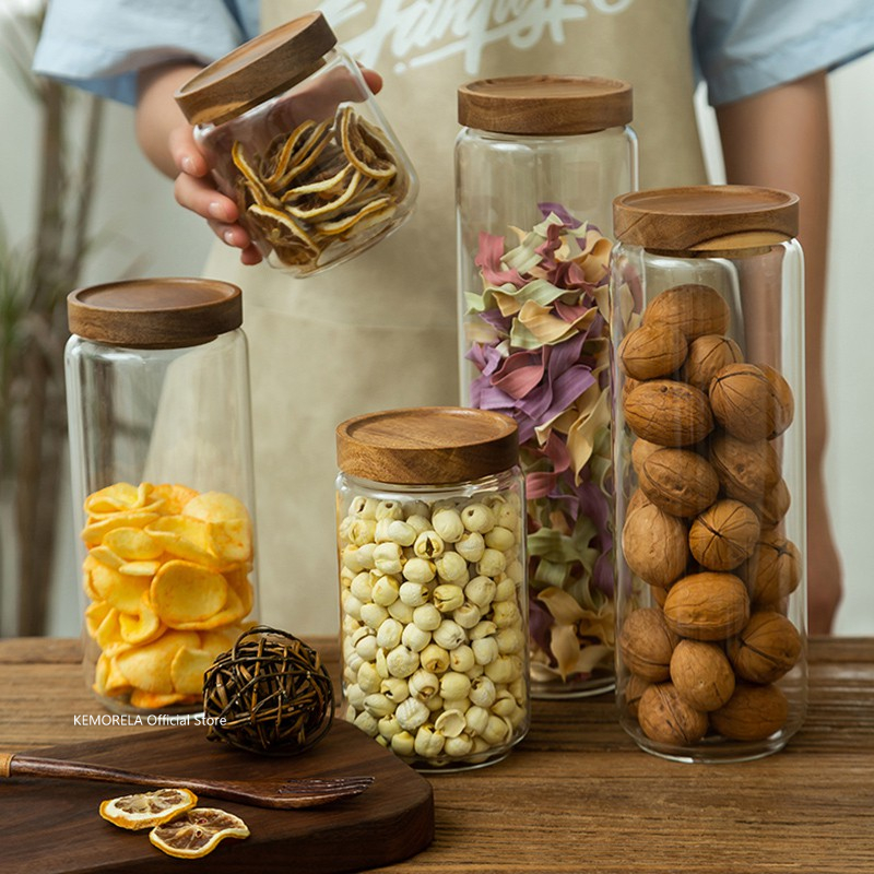 Botol penyimpanan dapur, wadah - Glass Meal Prep Container ulasan dan harga