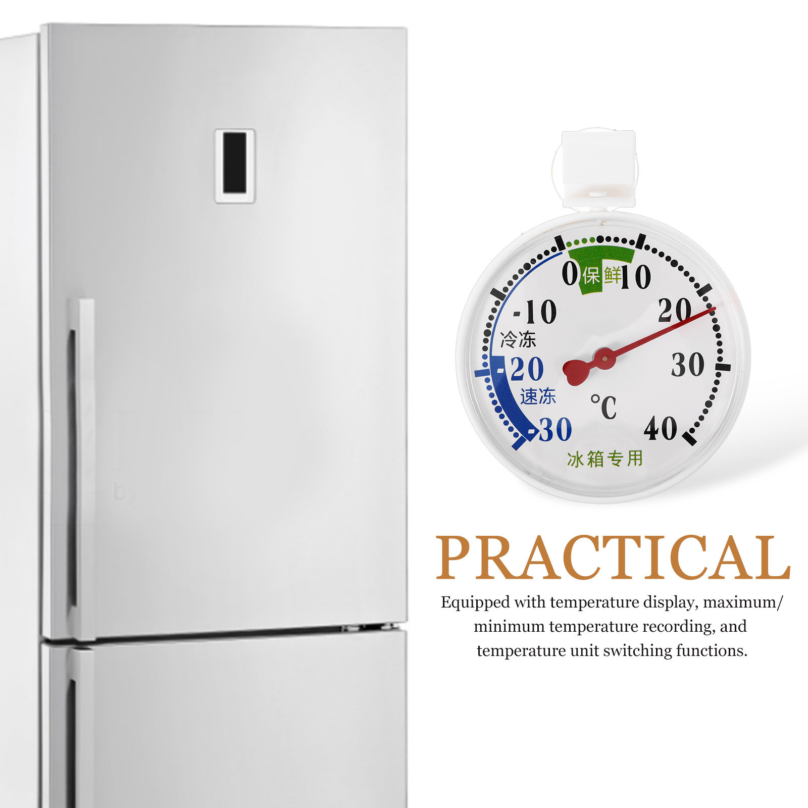Termometer Suhu Tinggi-Rendah  - Food Storage Freezer ulasan dan harga