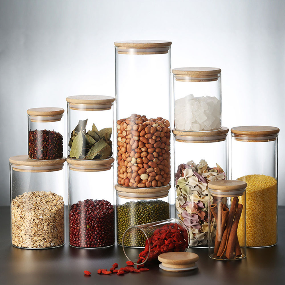 4/8 Buah 250Ml 500Ml 1000Ml To - Glass Meal Prep Container ulasan dan harga