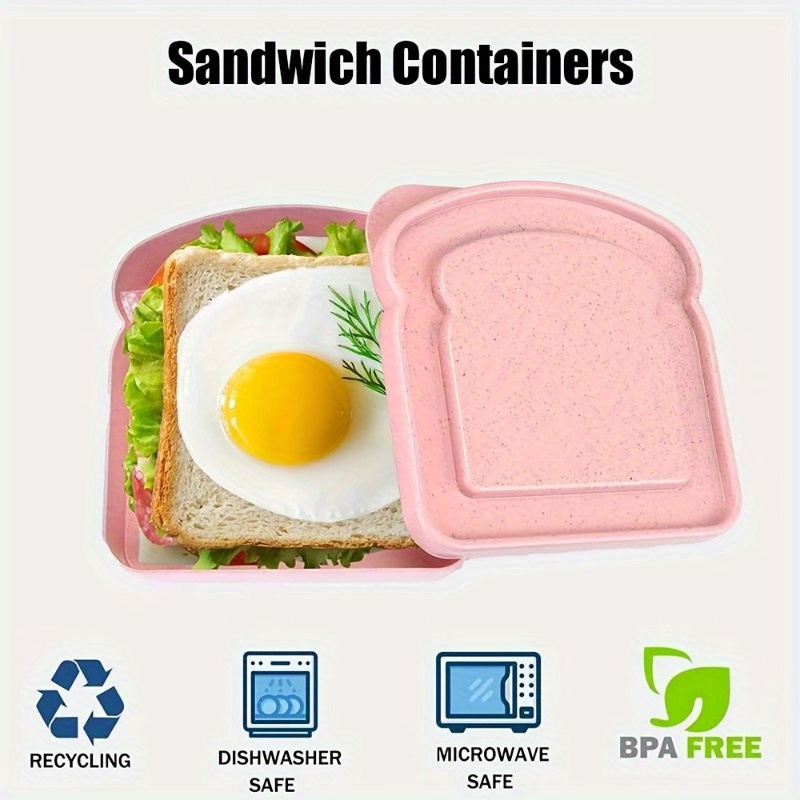 1 Buah Kotak Bento, Wadah Sand - Food Storage Box Plastic ulasan dan harga