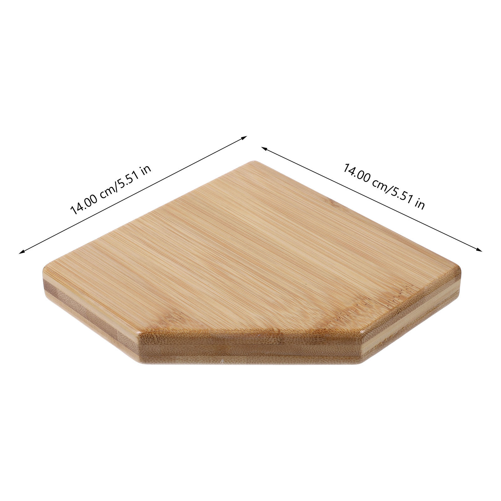 1Set Rak Sudut Dinding Bambu R - Food Storage Plant ulasan dan harga