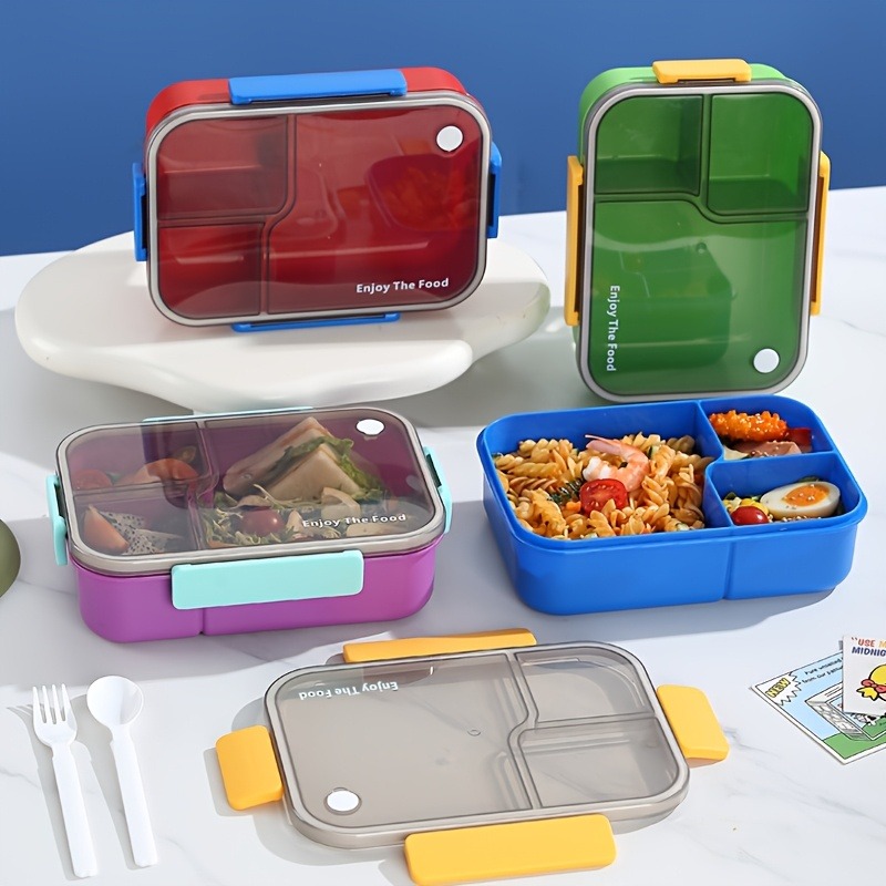 Kotak Bento Anti Bocor Berwarn - Food Storage Vault ulasan dan harga
