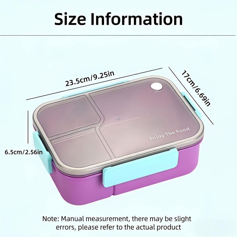 Kotak Bento Anti Bocor Berwarn - Food Storage Vault ulasan dan harga