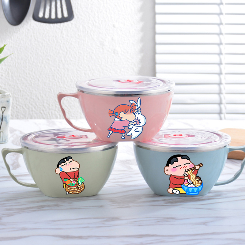Mangkuk Mie Crayon Shin-chan M - Food Storage Room ulasan dan harga