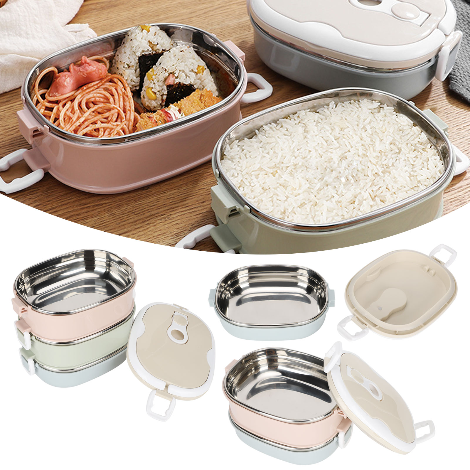 Kotak Makan Siang Kotak Makan  - Food Storage Utensils ulasan dan harga