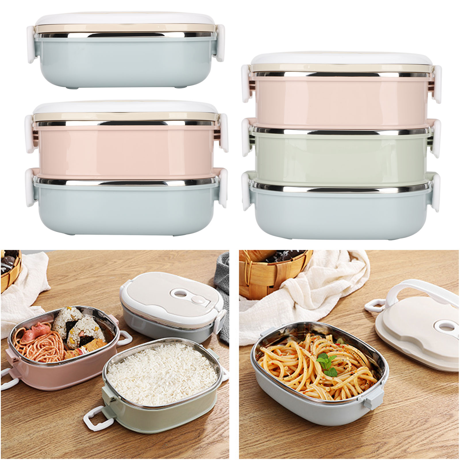 Kotak Makan Siang Kotak Makan  - Food Storage Utensils ulasan dan harga
