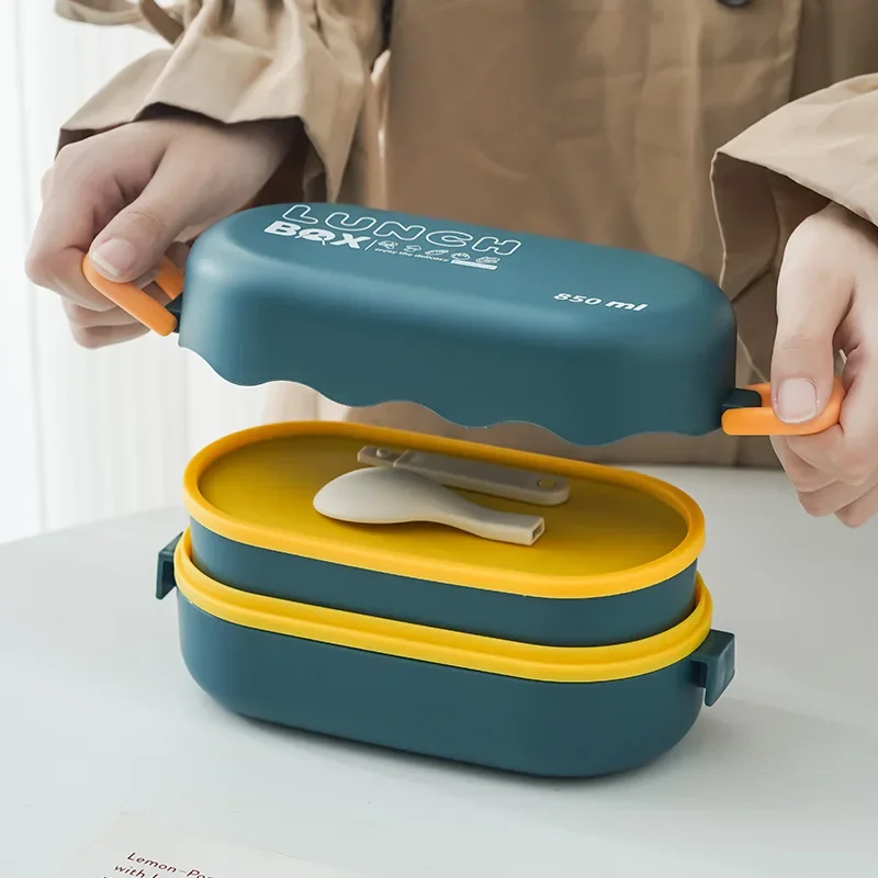 Kotak makan siang 850ML lapisa - Food Storage Vault ulasan dan harga