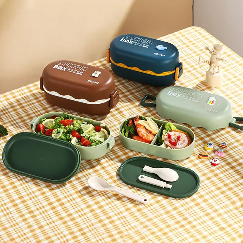 Kotak makan siang 850ML lapisa - Food Storage Vault ulasan dan harga