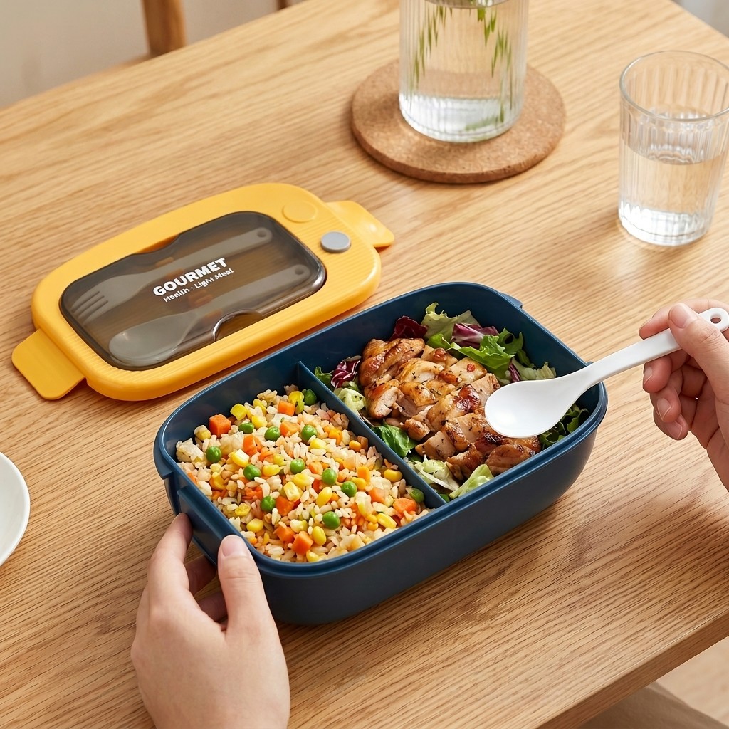 Kotak Bento Plastik untuk Micr - Food Storage Vault ulasan dan harga