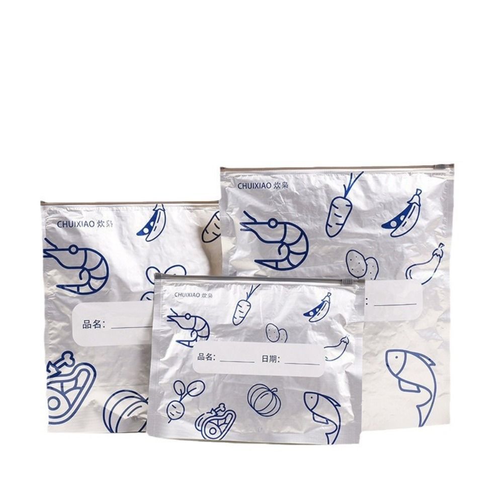10 Buah/Tas Kantong Makanan Al - Food Storage Bags Reusable ulasan dan harga