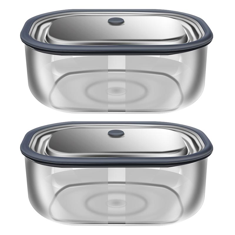 Kotak makan siang persegi panj - Glass Meal Prep Container ulasan dan harga