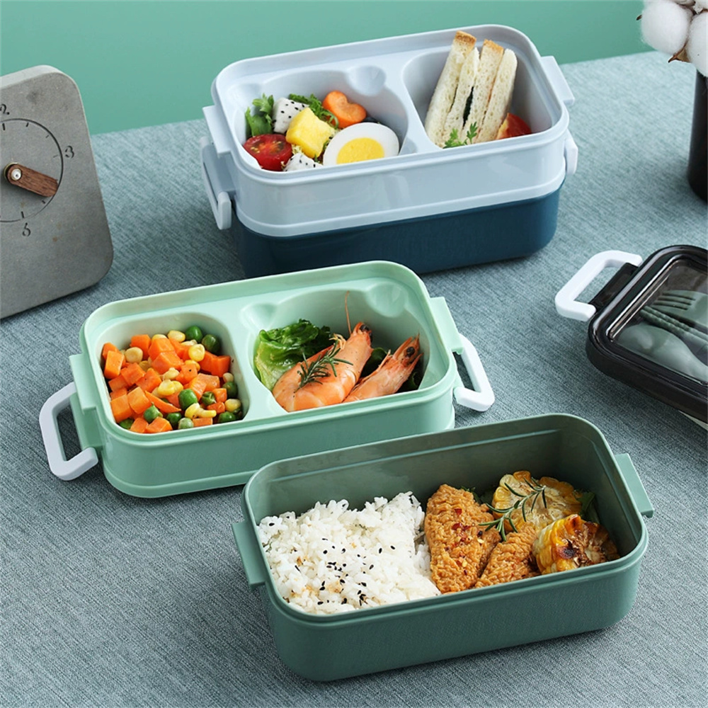 1 paket Kotak Makan Dua Lapis  - Food Storage Vault ulasan dan harga