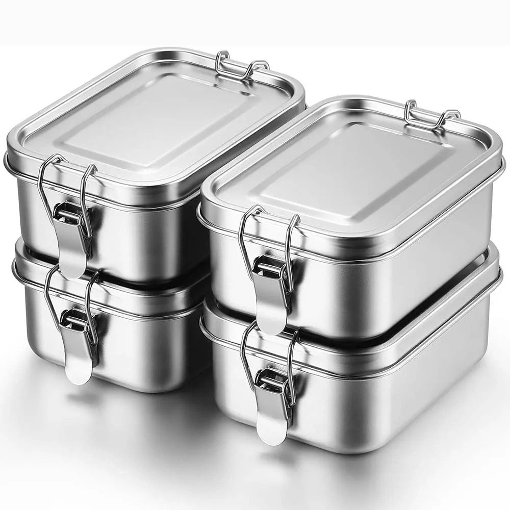 Kotak Bento Baja Tahan Karat K - Food Storage Metal Box ulasan dan harga